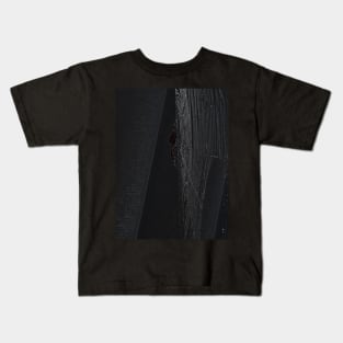 Black spider in its web Kids T-Shirt